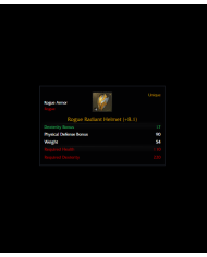 +8 Rogue Radiant Helmet