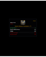 +7 Warrior Radiant Set