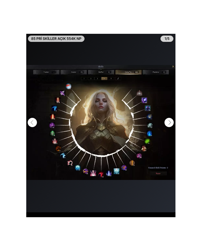 85 PRİ SKİLLER AÇIK 554K NP