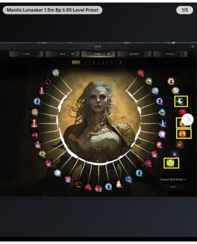 Mantis Lunaskar 1.5m Bp li 85 Level Priest