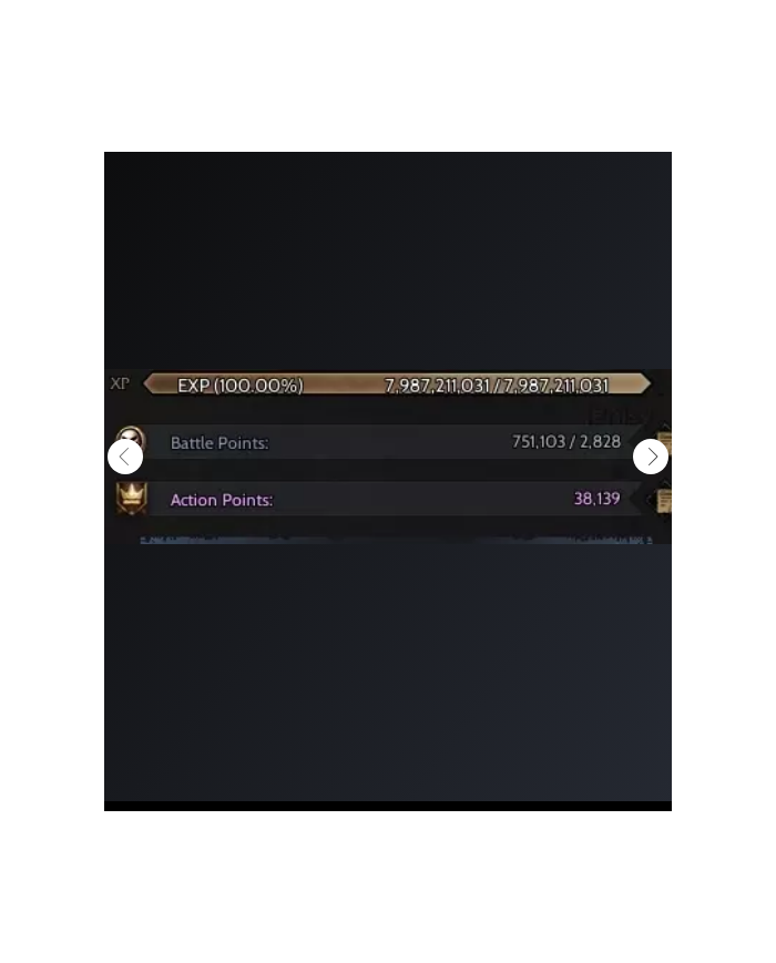 +20 Relic Full Skill Warrior 750k Battle Point