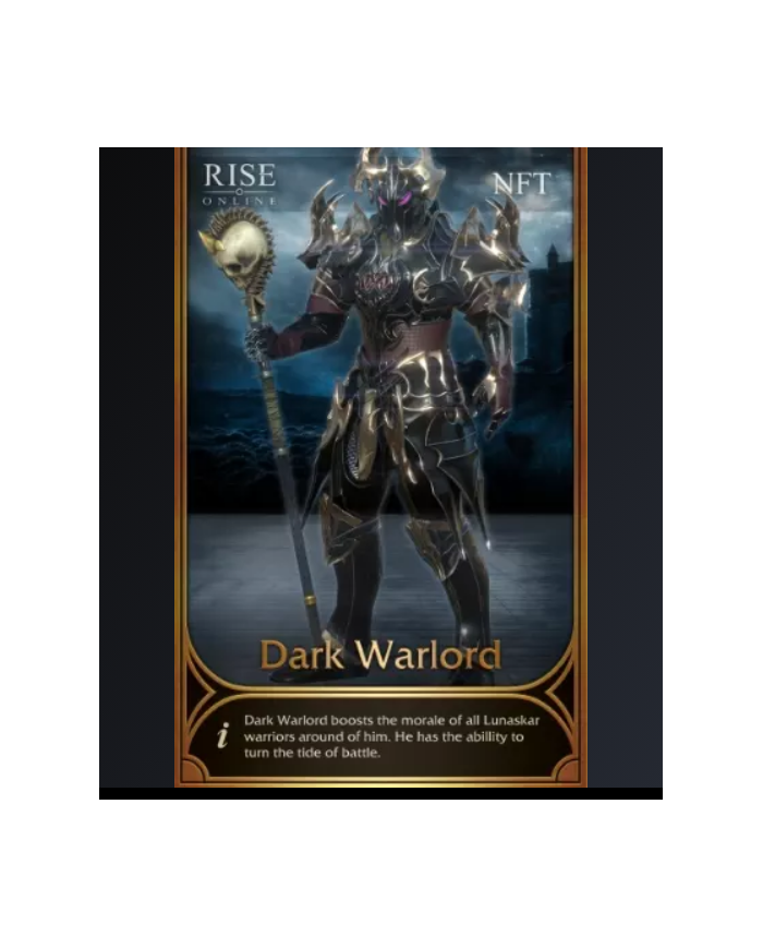 LUNASKAR MAGE KOSTÜM DARK WARLORD