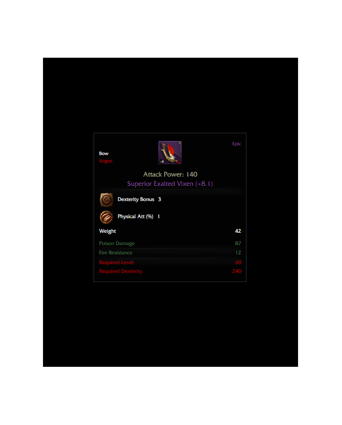 SUPERİOR EXALTED VİXEN 8.1 ÇİFT RÜNLÜ