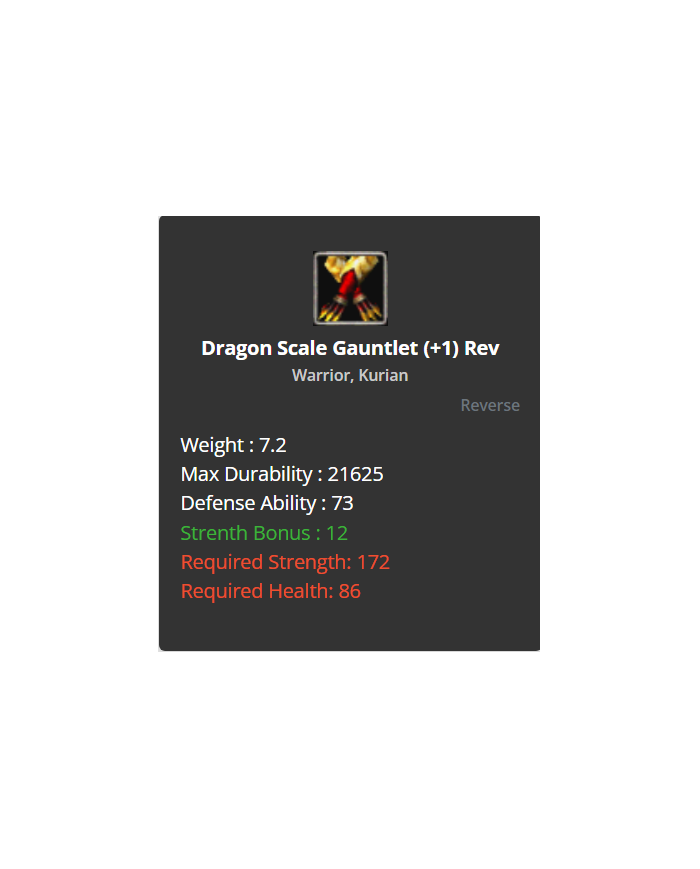 +1 Reb Dragon Set