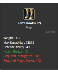 +7 Ron Set ( Mage )