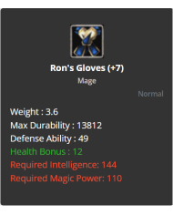 +7 Ron Set ( Mage )