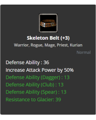 +3 Skeleton Belt