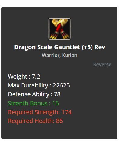 +5 Reverse Dragon Set