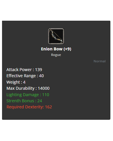 +9 Enion Bow