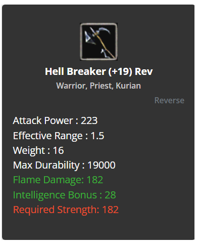 +19 Rev Hell Breaker