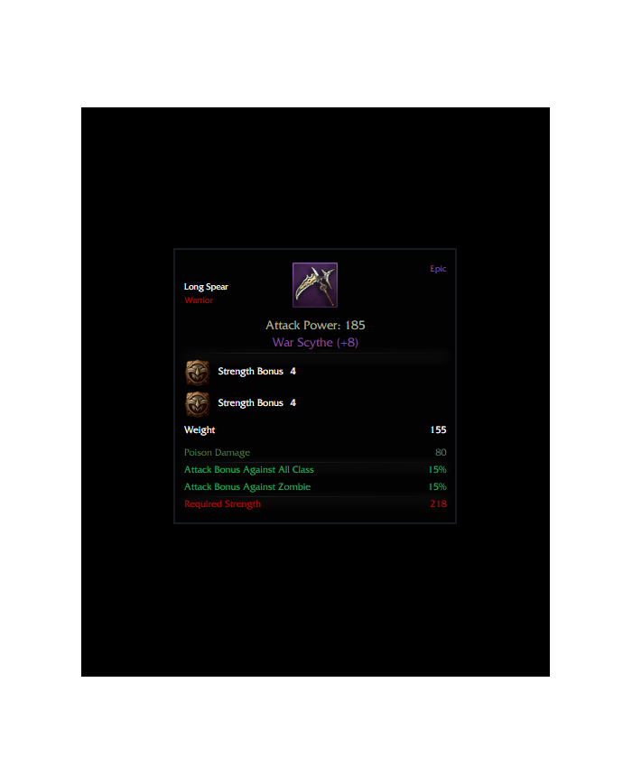 +8 Dual 4 Str War Scy