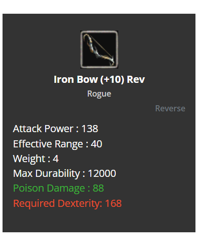 +10 Rev Iron Bow