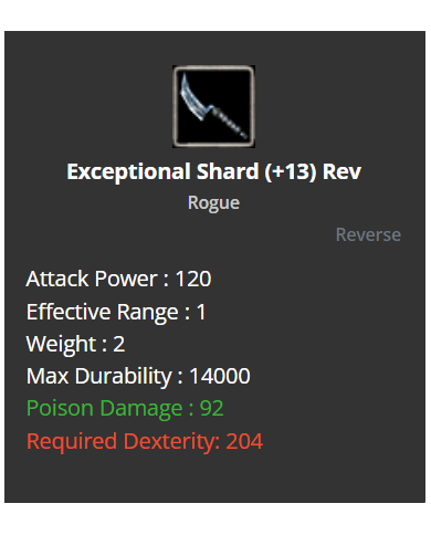 +13 Rev Exp Shard