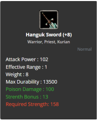 +8 Hanguk Sword
