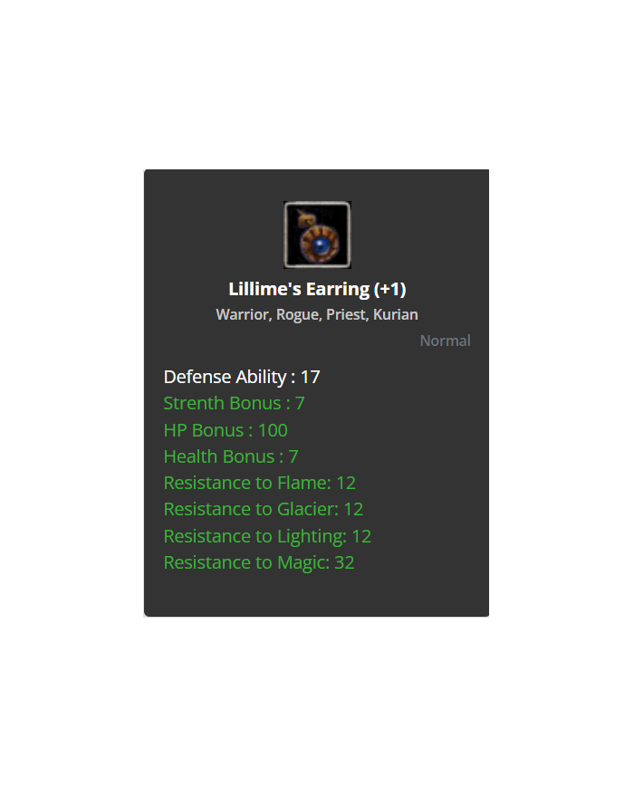 +1 Lilime Earring