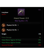 +9 War Scythe