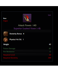 Superior Exalted Vixen +8