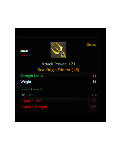 Sea king +8 Avenger 7.3 rünsüz