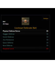 Lionheart Defender Belt