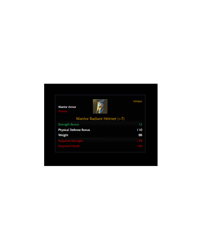 +7 Warrior Radiant Set