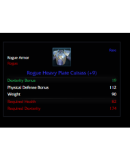 +9 ROGUE HEAVY PLATE