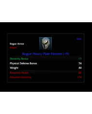 +9 ROGUE HEAVY PLATE