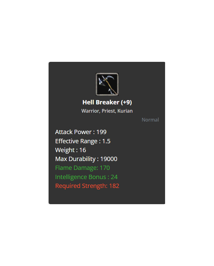 +9 Hell Brealer