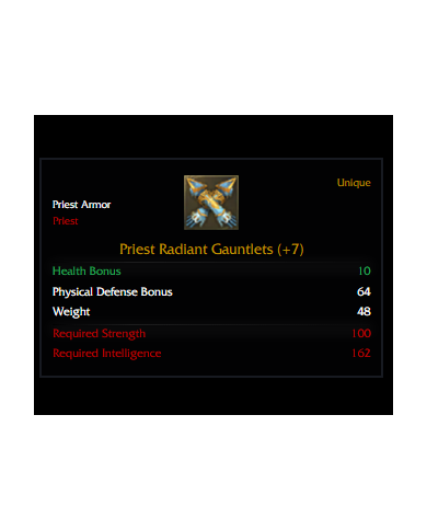 +7 Priest Radiant Set 