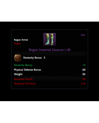 ROGUE İMPERİAL +8 SET (15 DEX)