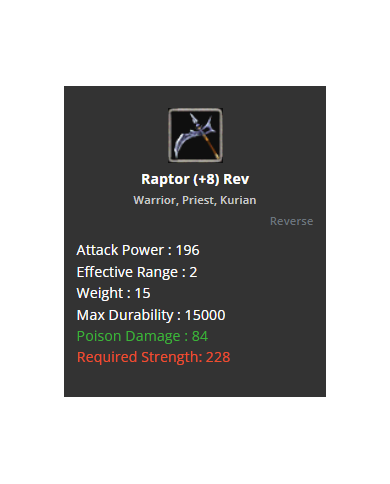 raptor reb 8 
