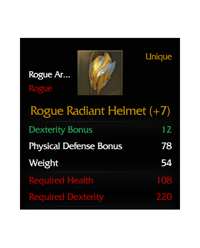 rogue set +7