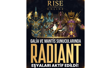 Galia ve Mantis sunucularında Radiant Zırh Setleri