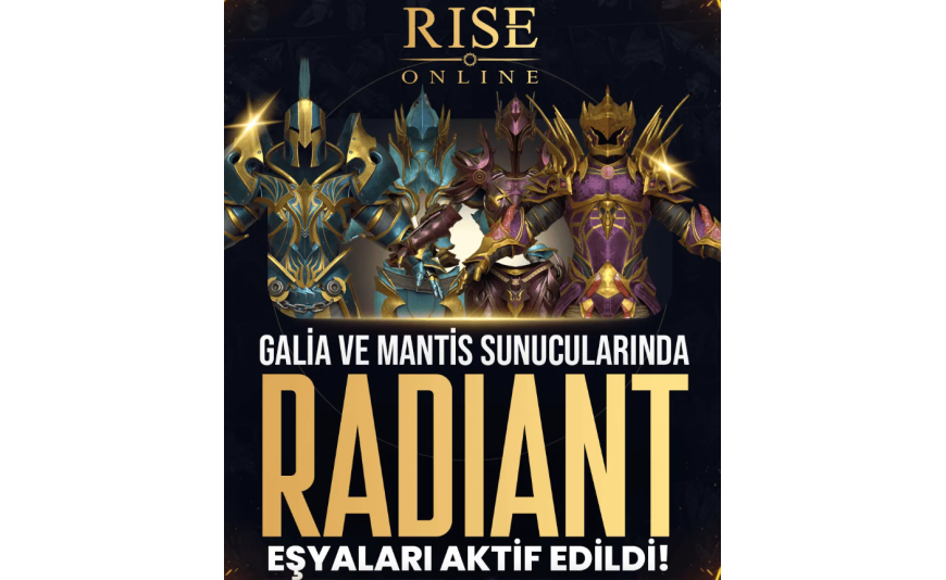 Galia ve Mantis sunucularında Radiant Zırh Setleri